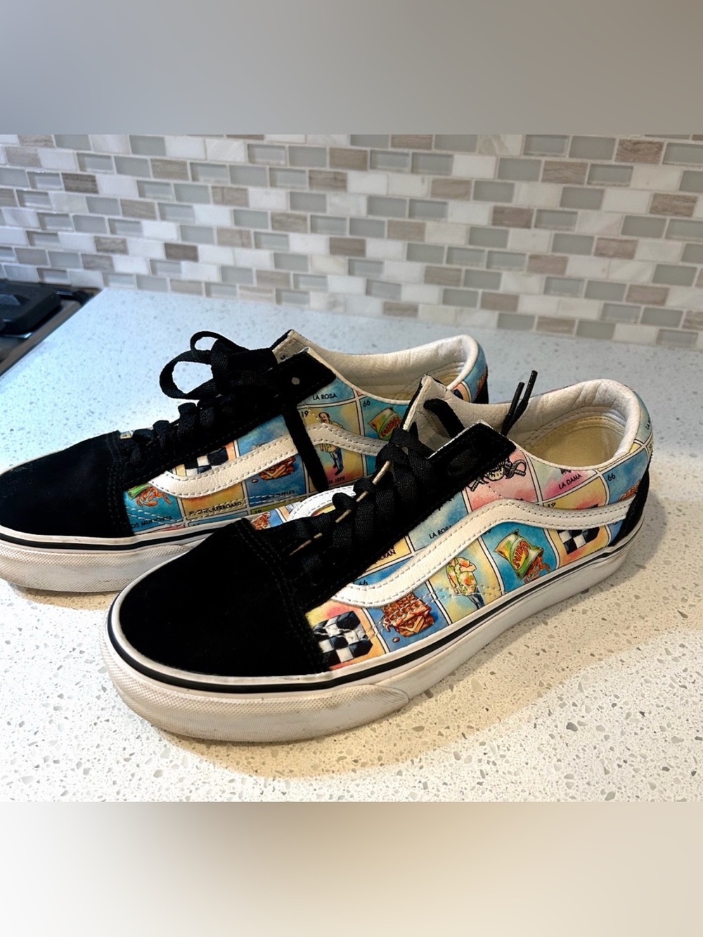Vans old skool ‘Loteria”  Skate Shoes Men’s 8 Wkmans 9.5
